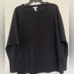 Black Thyme Maternity Batwing Sweater